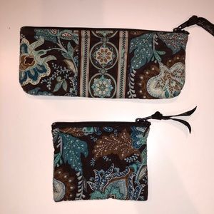 Vera Bradley Coin Purse and Pencil/ Makeup Pouch